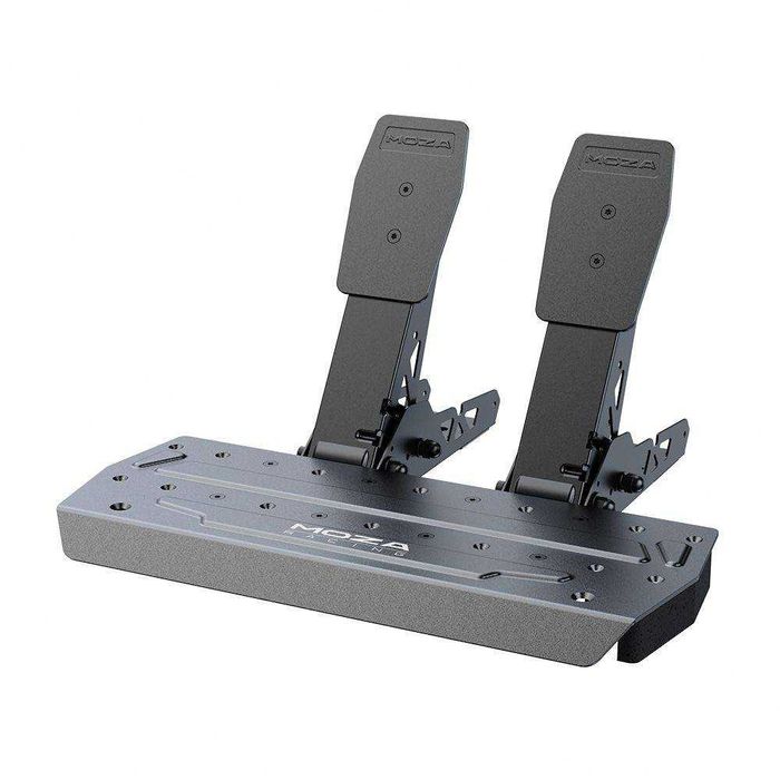 Conjunto Moza Racing R5 Bundle Base Volante R5 + Volante ES + Pedais SR-P + Suporte de Mesa R5