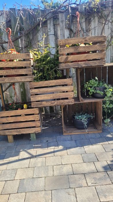 Skrzynki drewniane do jabłek