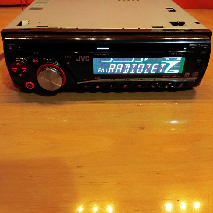 JVC KD-G342 Radio do auta 4x50 W,Equalizer,MP3 CD-R/RW WMA,CD TEXT