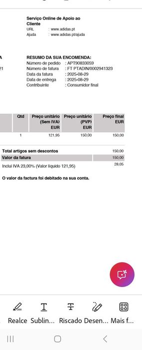 Sapatilha Adidas Green corrida