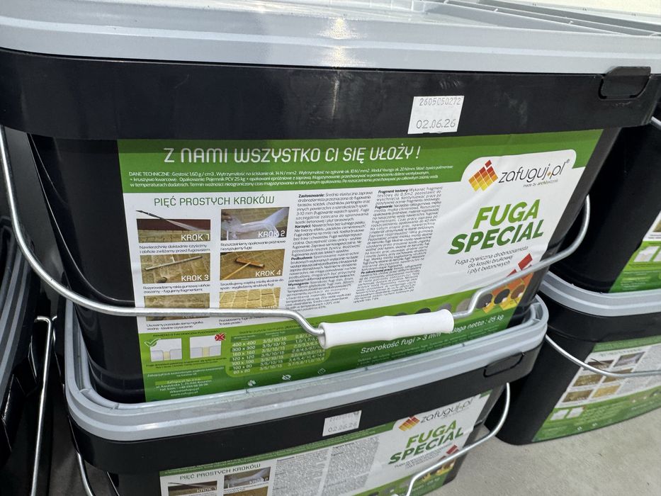 Fuga Special – grafitowy / fuga żywiczna do kostki brukowej 6x25kg