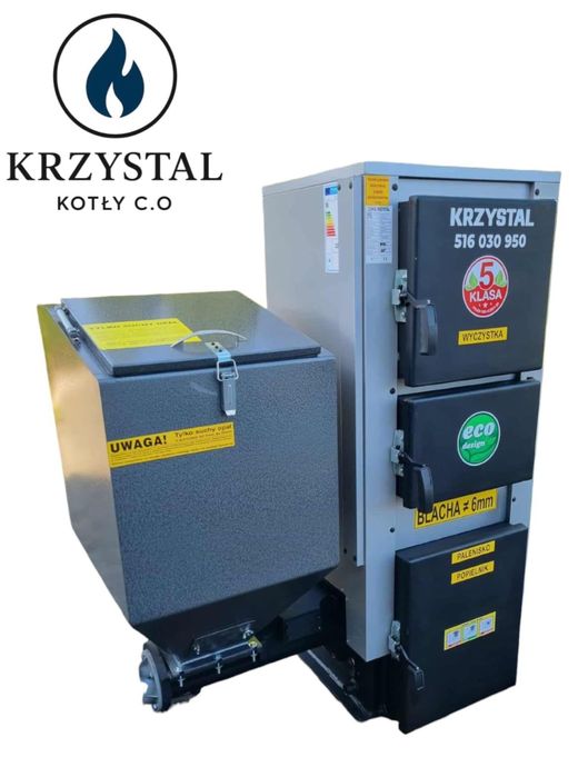 Kocioł Piec CO 20kW EKOENERGIA KRZYSTAL–do 180 m² 5 klasa ECODESIGN