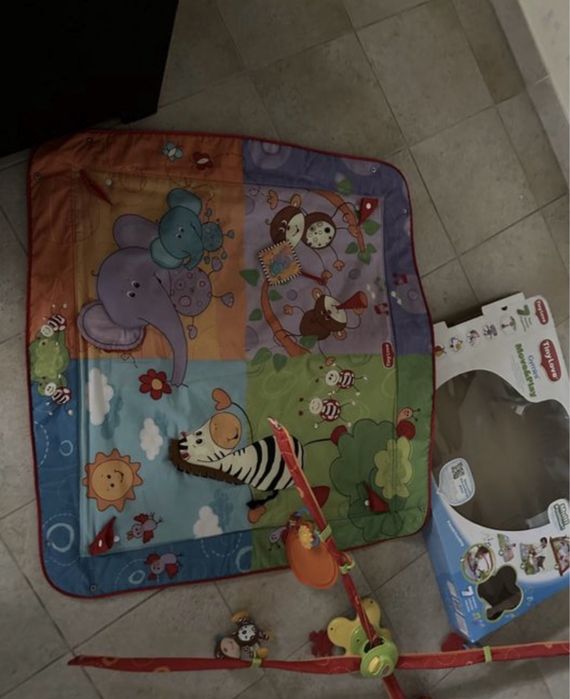 Tapete brincar Ginásio bebé 5 em 1 Tiny Love estiloso