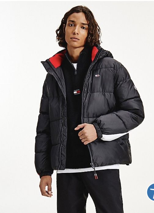 Tommy Hilfiger оригинал новый зимний пуховик куртка размер S (NEW)