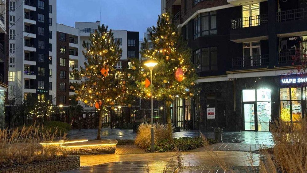 1-кімнатна квартира 39,77 м² у розстрочку від забудовника