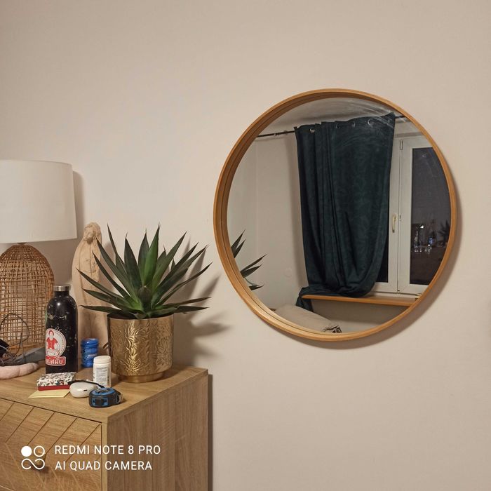 Lustro wiszące okrągłe