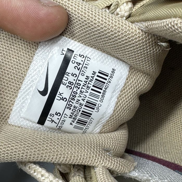 Nike air max 95 жіночі кремові кросівки 38.5