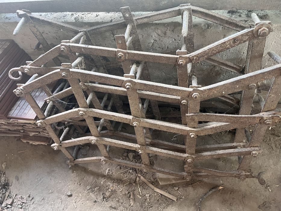 плуг кінський, борони разом із стельвагою