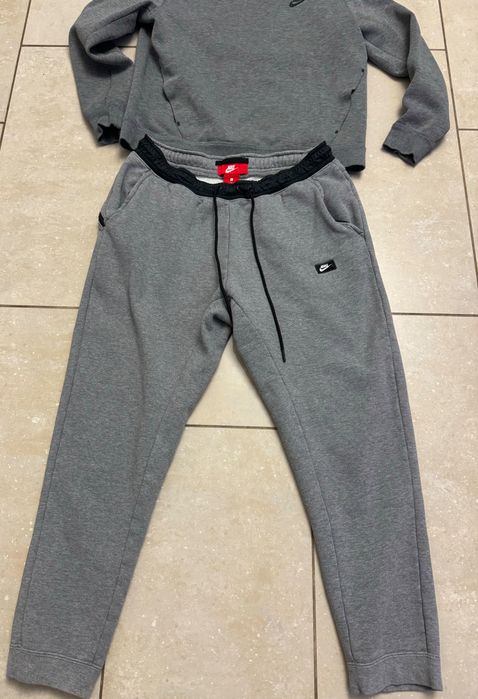 Nike swoosh sportowy dres komplet joggery + bluza, bawełna L uniseks