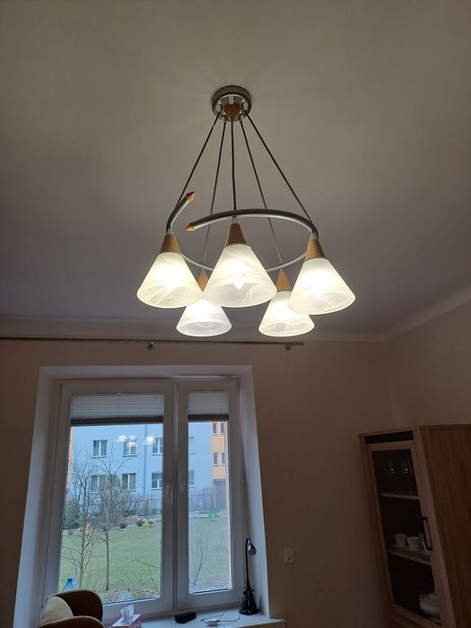 Żyrandol pięcioramienny