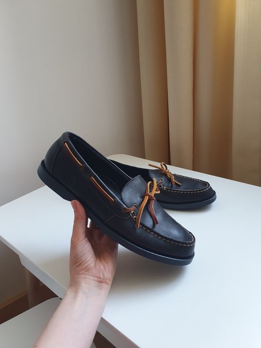 Нові шкіряні туфлі мокасини лофери  топсайдери Timberland Hand Sewn