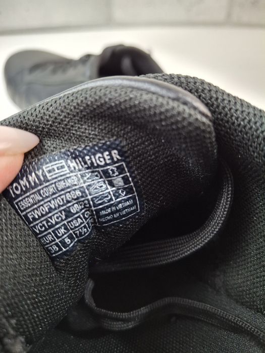 Sneakersy skórzane trampki Tommy Hilfiger r.38 skóra naturalna