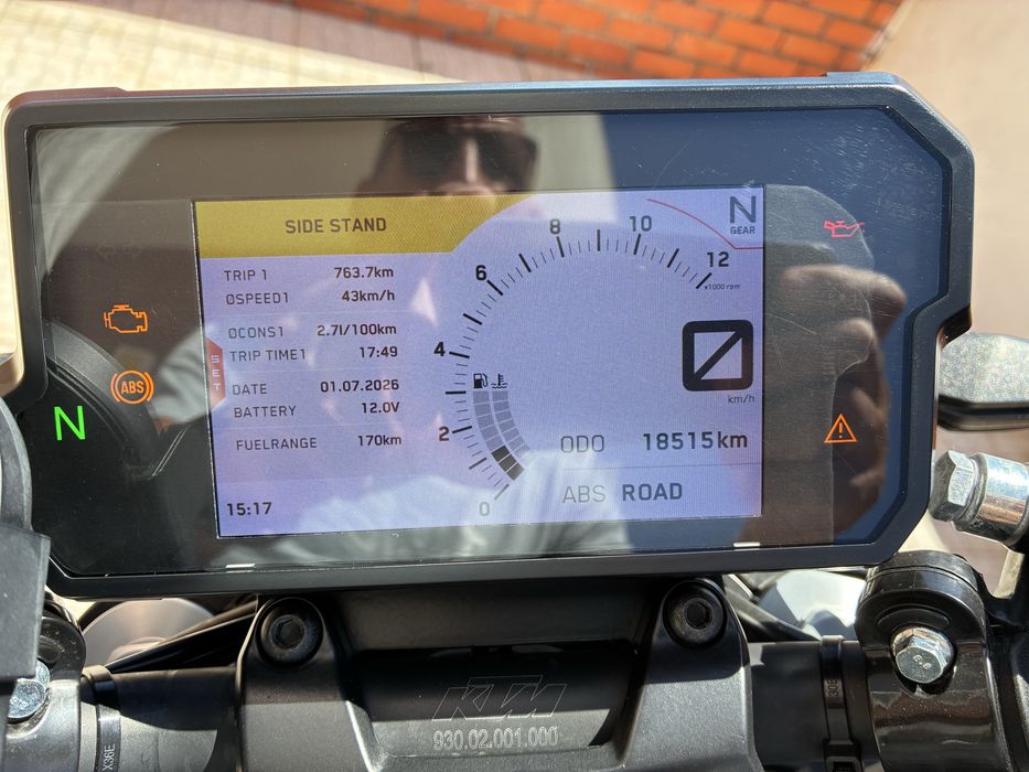 KTM DUKE 125 | Agosto 2022 | 18.515 km | Equipamento Completo