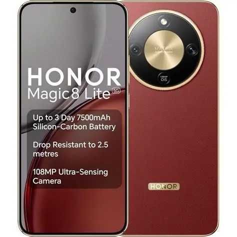 Honor Magic 8 Lite - 8-256GB Vermelho