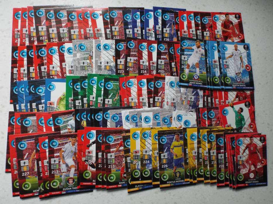 karty piłkarskie Road to Euro 2016 France 50 szt