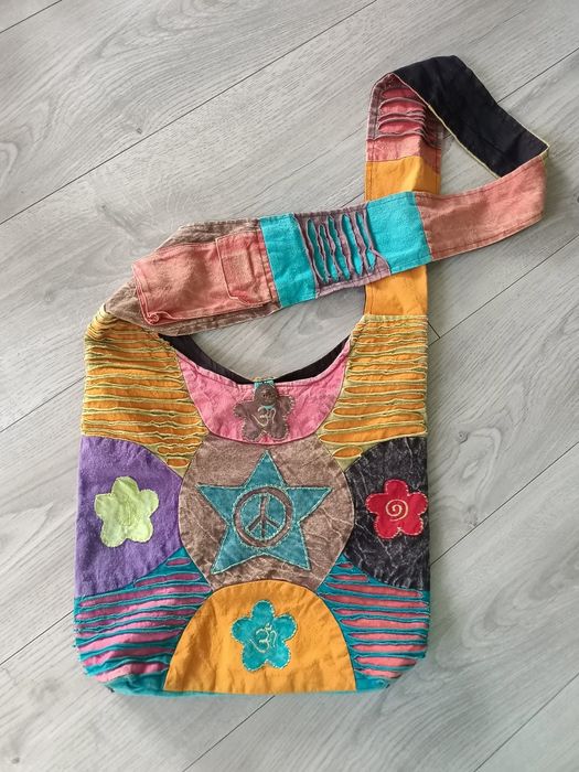 Nepal torba shopperka torebka Boho hippie etno alt gypsy okazja