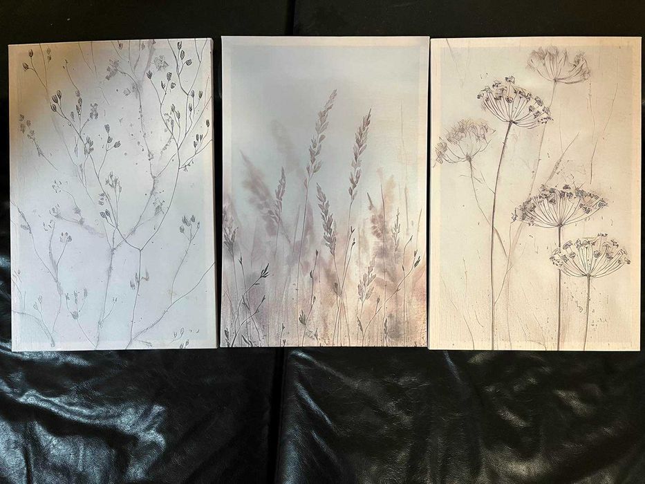 набір з трьох інтер'єрних картин 30 на 40 см Картина