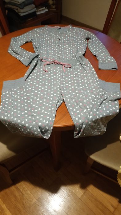 Kombinezon-piżama damski, bawełniany