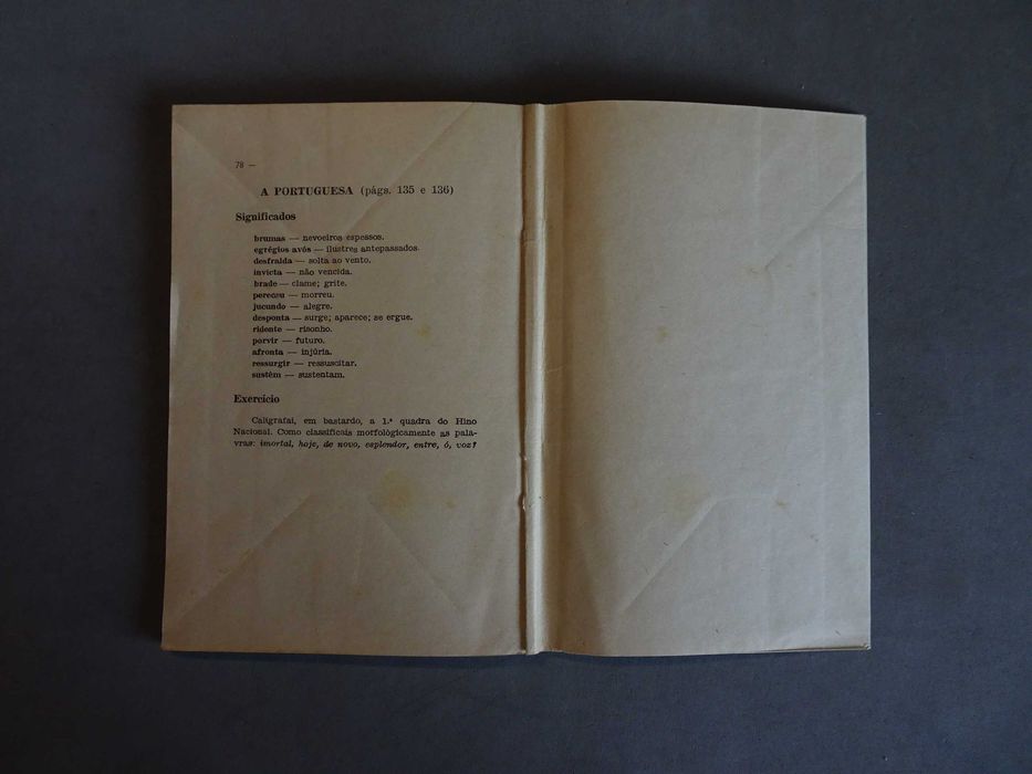 Livro Guia do Aluno 4ª classe Editora Educação Nacional Adolfo Machado