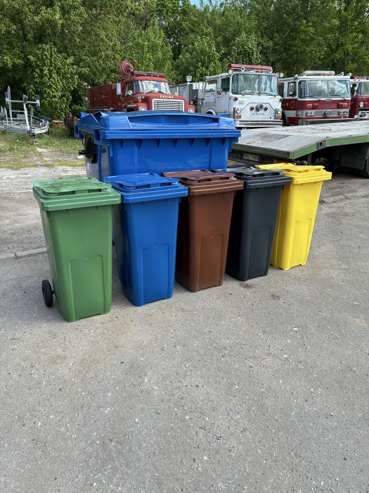 Pojemnik kosz kubel kontener śmietnik na odpady śmieci 120l eko bio
