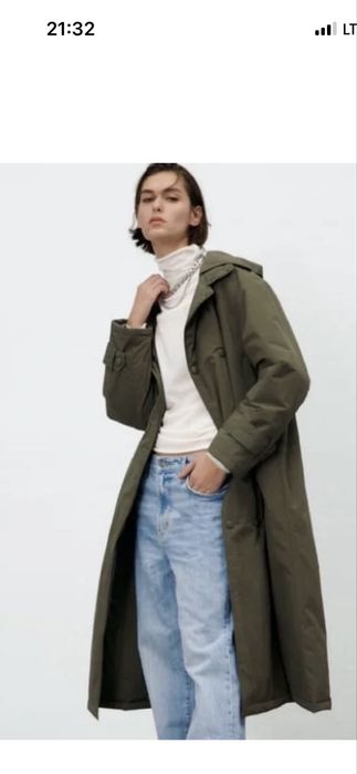 Пальто зимове Zara