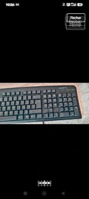Teclado Gigabyte GK - K5000 + rato em bom estado