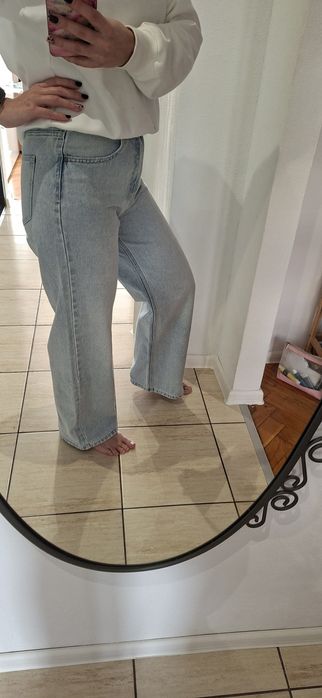 Jeansy błękitne Denim Sinsay r. 36 S