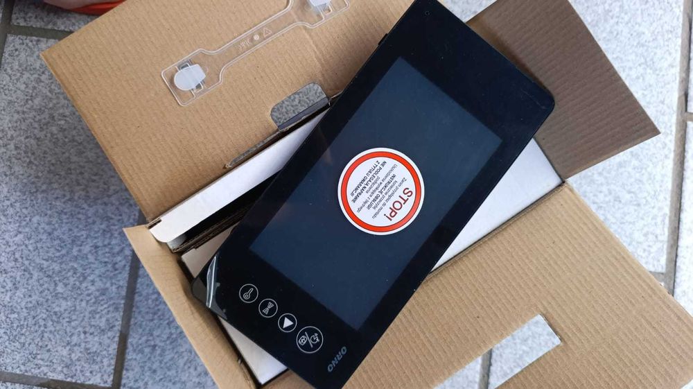 Vídeo Porteiro 7” Touch ORNO | Sistema RFID +Cart. Proximidade | Novo