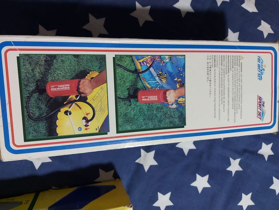 Colchão insuflável e bomba