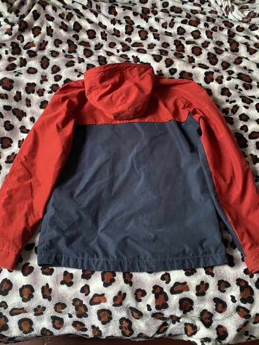 Куртка Staff червоно-синя (red & navy blue), з флісом, Розмір S