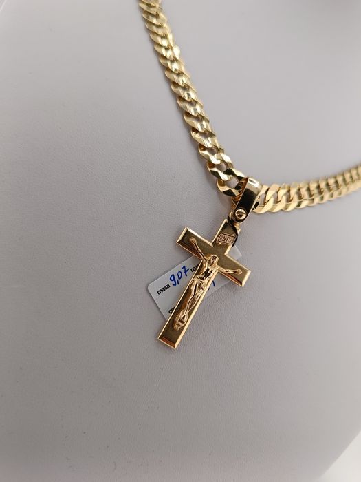 Złoty Krzyżyk Pr.585 14K Nowy