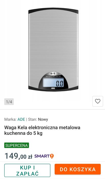 Wagi kuchenne. Okazyjnie