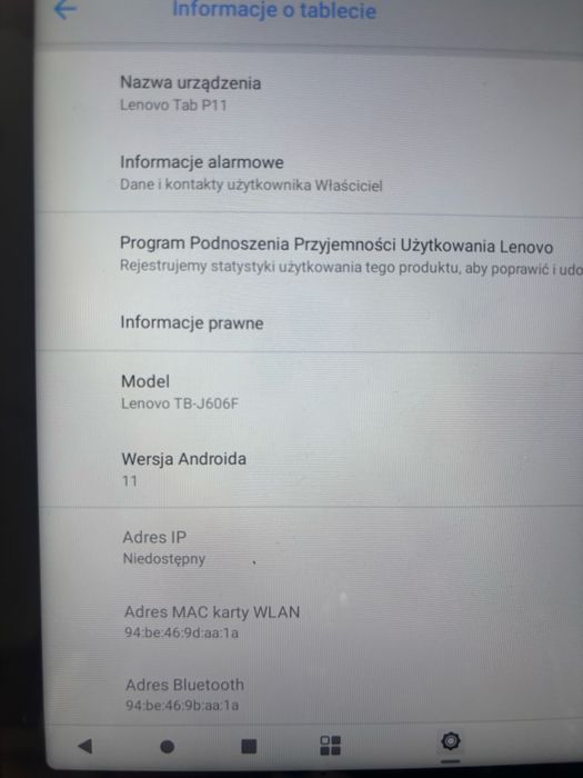 Tablet Lenovo Tab P11