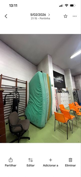 Colchão de quedas ginástica
