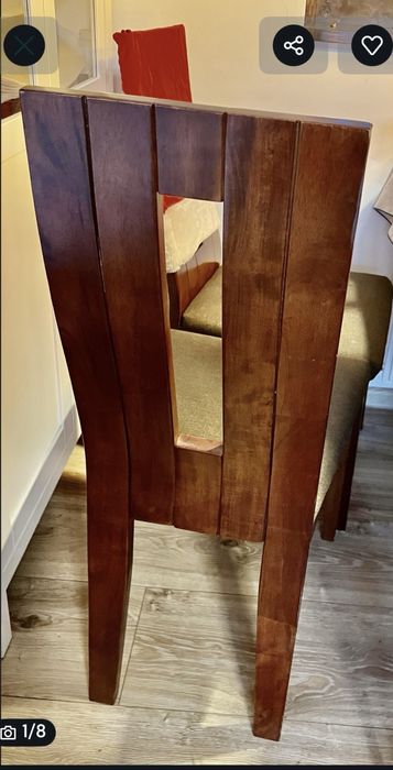 Krzesła Augustyn z litego drewna