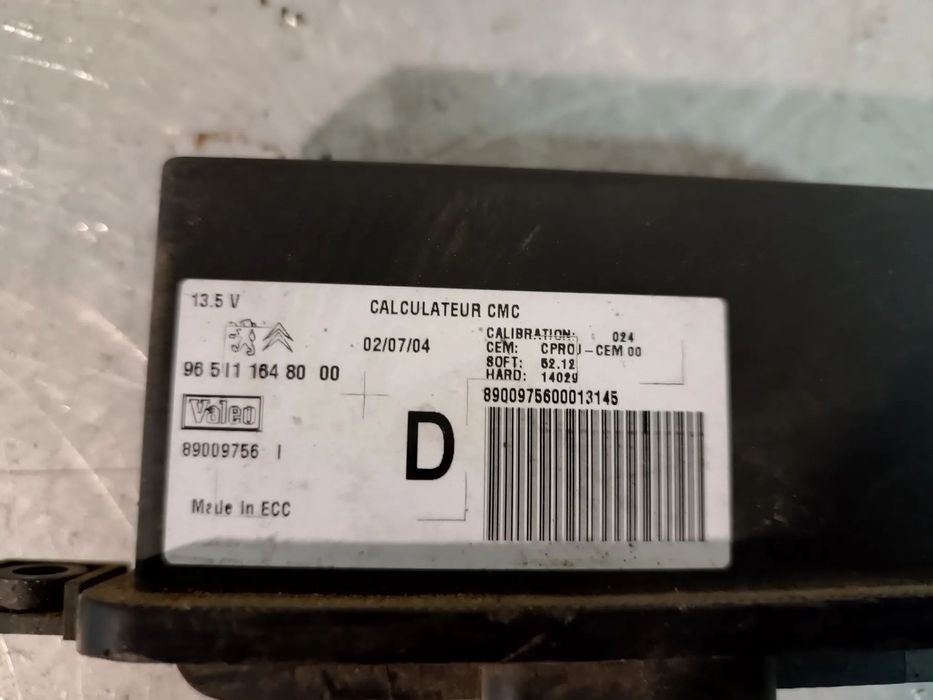 MODULO / CENTRALINA DAS LUZES CITROEN C4 / C5 9651116480