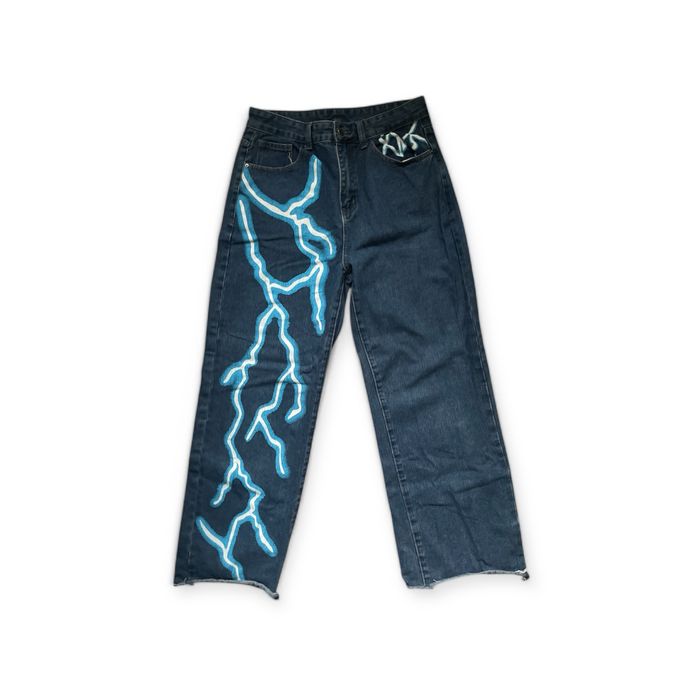 spodnie jeansowe szerokie