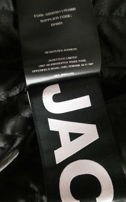 Kurtka skórzana męska JACK1T skóra PILOTKA racer  L