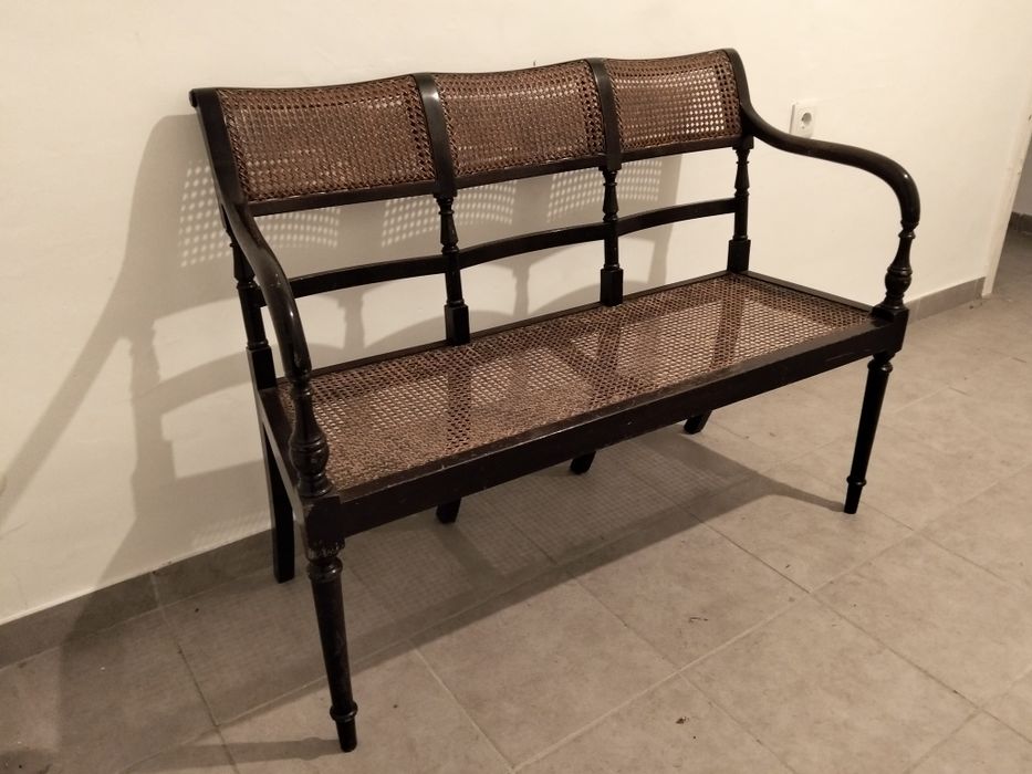 Canapé vintage palhinha