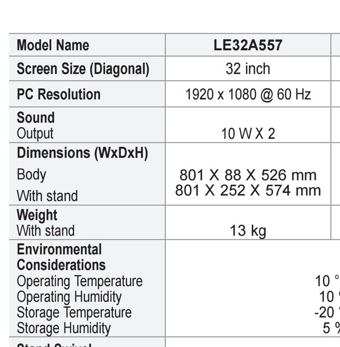 Televisão Samsung 32 full hd