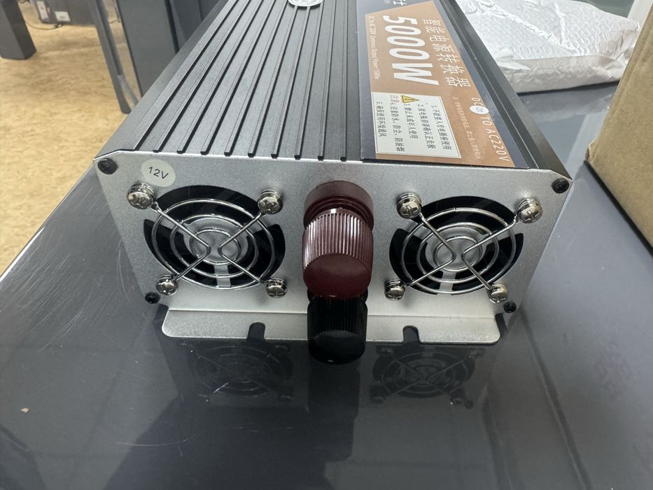 Інвертор 5000W 12V → 220V, чиста синосоїдна дому та рез.живл.