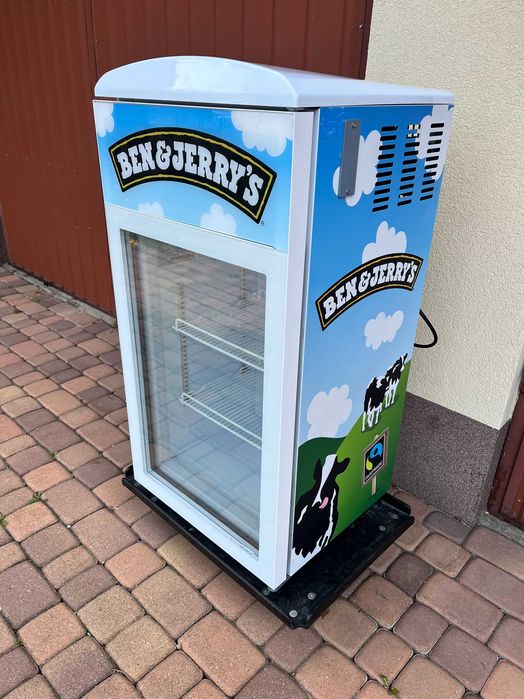 Lodówko zamrażarka przeszklona Ben&Jerry's witryna chłodnicza
