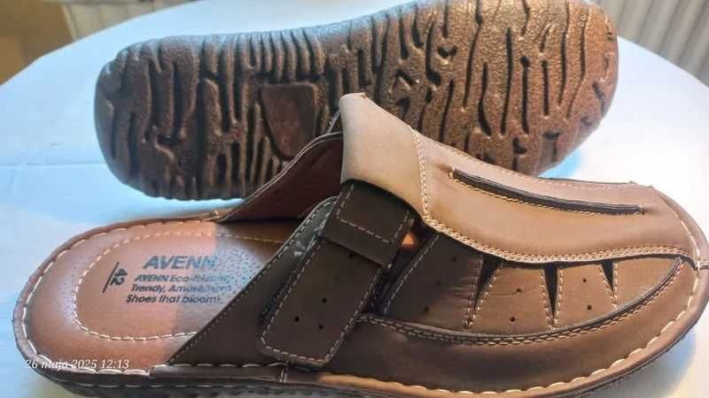 Laczki eko-skórzane męskie bardzo wygodne