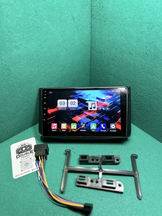 Магнитола андроїд для Chevrolet Aveo T250, ЗАЗ Віда, 9 дюймів, CarPlay