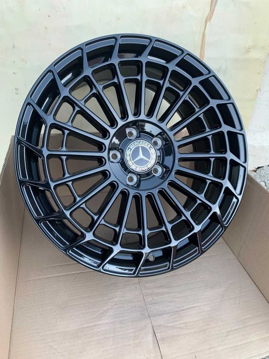 Alufelgi 5x112 19cali Mercedes W213 W212 W211 E-klasa C-klasa dwie szerokości AMG wzór czarne