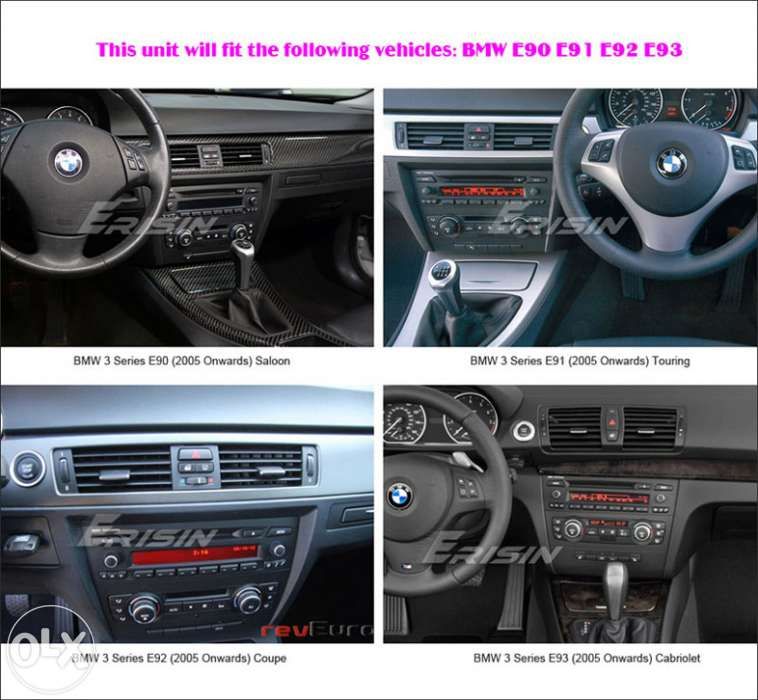 Bmw e90 e91 e92 e93 2 din android 14 64GB dvd OctaCore