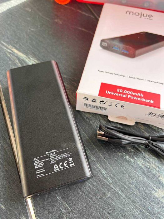 павербанк 20000 mah з швидкоб зарядкою Mojue PowerBunk Xiaomi