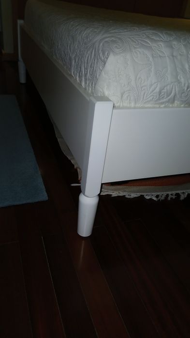Cama de Casal  TYSSEDAL – 160x200 cm Branco