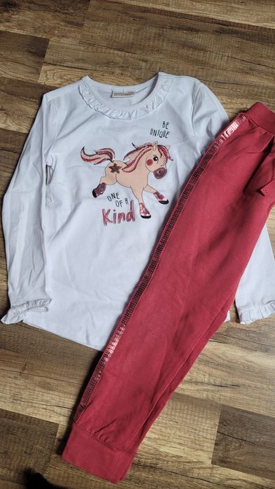 Komplet dres Coccodrillo 122 spodnie bluzka