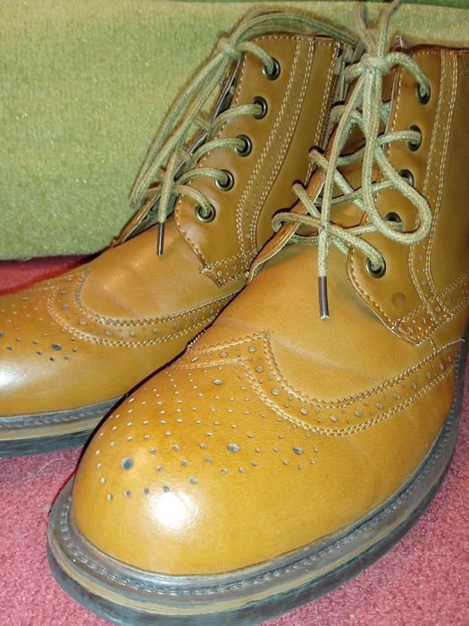 Шкіряні чоботи чоловічі класік.